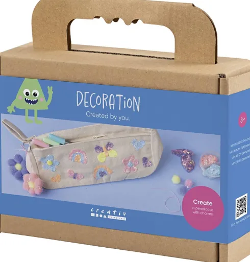 Mini DIY Kit Dekoration - Penalhus - Pastelfarver