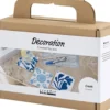 Mini DIY Kit Dekoration - Porcelæns Coasters - Blå