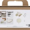 Mini DIY Kit Lysstøbning - Soyalys I Østersskaller - Off White - 1Pk