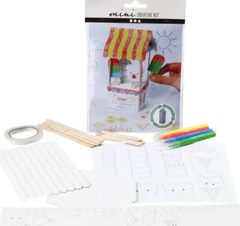 Mini DIY Kit - Mælkekarton Ishus