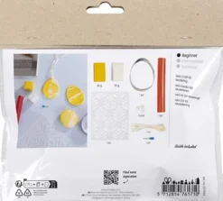 Mini DIY Kit Modellering - Æg - Lys Gul - Pastelfarver