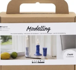 Mini DIY Kit Modellering - Lysestage - Ultra Marine