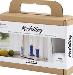 Mini DIY Kit Modellering - Lysestage - Ultra Marine