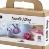 Mini DIY Kit Nålefiltning - Monster - Assorterede Farver