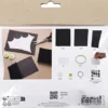 Mini DIY Kit Papirpynt - Flagermus - Sort - Hvid - 1Pk