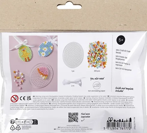 Mini DIY Kit Rørperler - Æg - Assorterede Farver
