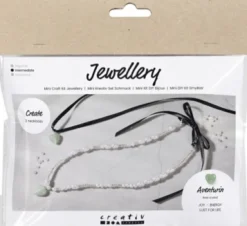 Mini DIY Kit Smykker - Aventurin Hjerte - Klar - 1Pk