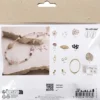 Mini DIY Kit Smykker - Chunky Halskæde - Rosa Harmoni