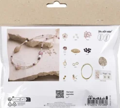 Mini DIY Kit Smykker - Chunky Halskæde - Rosa Harmoni