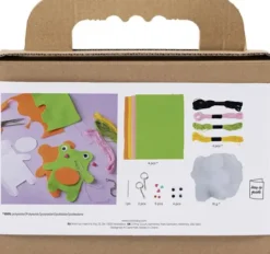 Mini DIY Kit Syning - Frø Og Bamse - Assorterede Farver