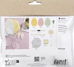 Mini DIY Kit Syning - Påskeæg - Pastelfarver