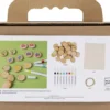Mini DIY Kit Tegning - Vendespil Og Tre-På-Stribe - Assorterede Farver