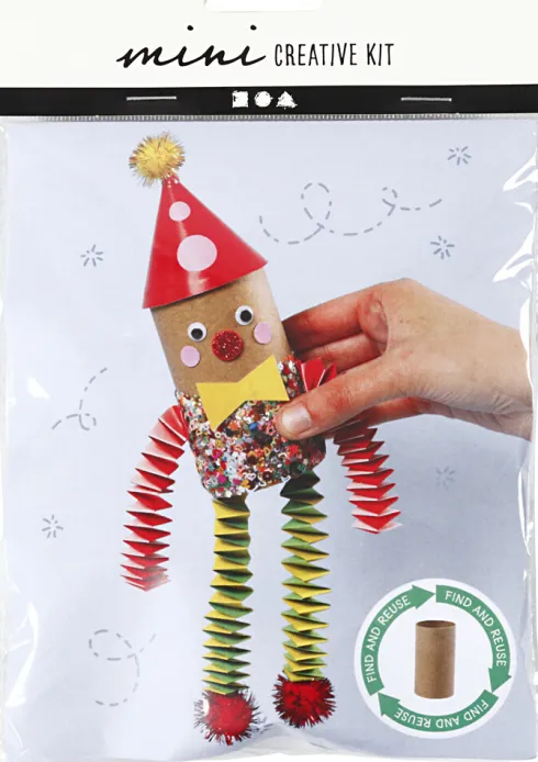 Mini DIY Kit - Toiletrulle Klovn