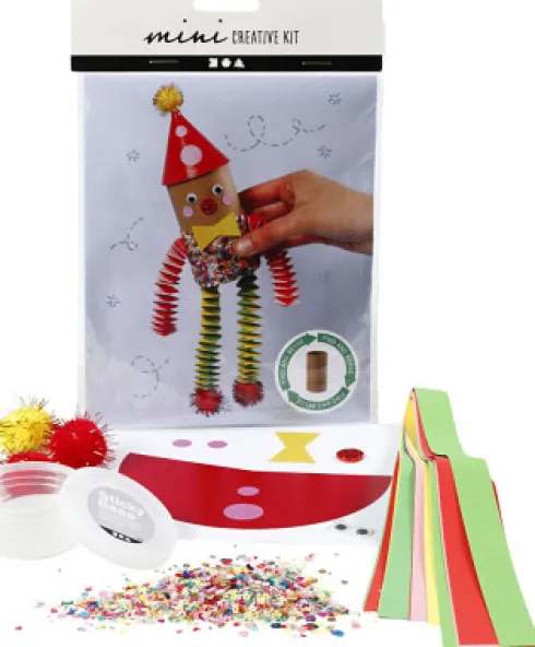 Mini DIY Kit - Toiletrulle Klovn