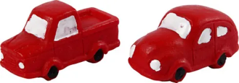 Minifigurer - H 20 MM - L 40 MM - Rød - 2 Stk