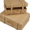 Minikufferter - H 4,5+5 CM - L 7.5+10 CM - B 11+14 CM - 2 Stk