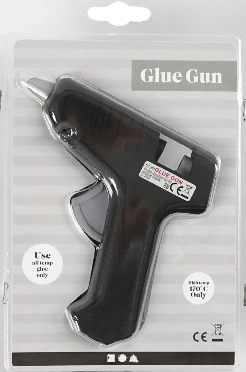 Mini Limpistol - 170 C - Højtemperatur - Stik Uk-Plug - 1 Stk
