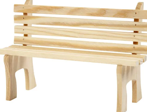 Minimøbler - Stol - Bænk - Gyngestol - Bord - Barnevogn - H 5,8-10,5 CM - 50 Stk