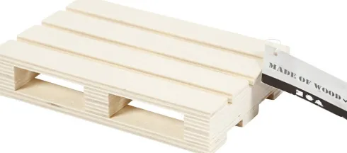 Minipalle - H 2,5 CM - L 12 CM - B 8 CM - 1 Stk