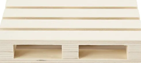 Minipalle - H 2,5 CM - L 12 CM - B 8 CM - 1 Stk