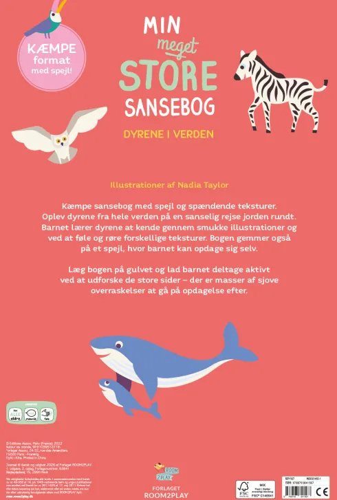 Min Meget Store Sansebog - Dyrene I Verden
