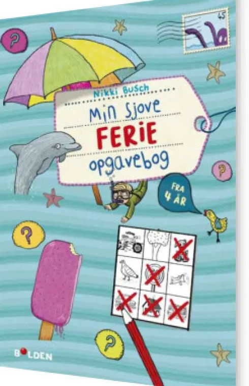 Min Sjove Ferie-Opgavebog - Fra 4 År
