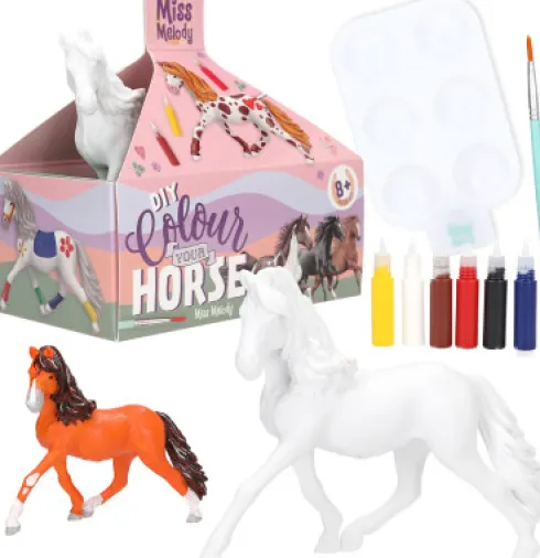 Miss Melody - Colour Your Horse - DIY Heste Figur Malesæt