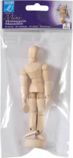 Modeldukke I Træ - Lefranc Bourgeois - 13 CM