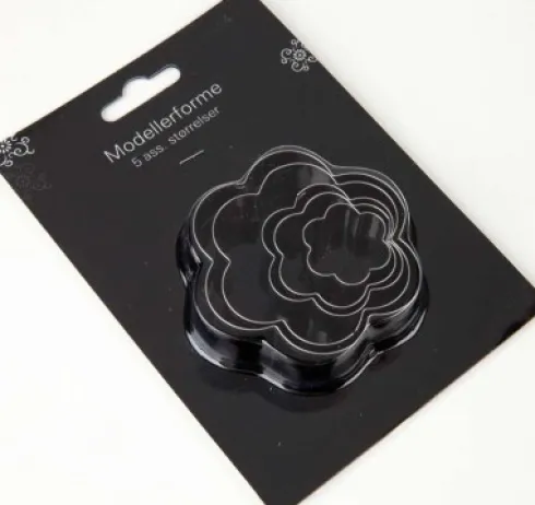 Modellerforme Blomst 5Ass.Str.28-70Mm - Hobby Line
