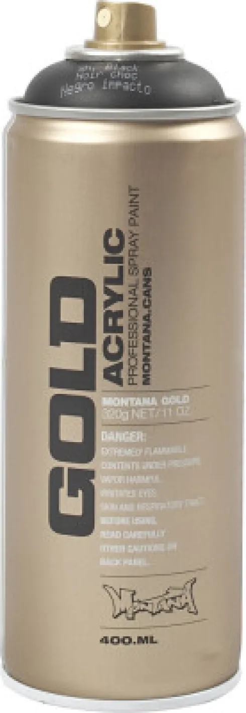 Montana Gold - Spraymaling - Sort - 400 ML
