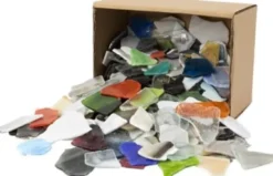 Mosaik - Str. 15-60 MM - Tykkelse 5 MM - Indhold Kan Variere - Assorterede Farver - 2 KG