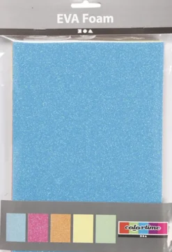 Mosgummi - A5 - 150X210 MM - Tykkelse 2 MM - Assorterede Farver - 5 Ark
