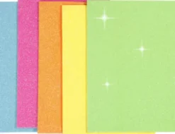 Mosgummi - A5 - 150X210 MM - Tykkelse 2 MM - Assorterede Farver - 5 Ark