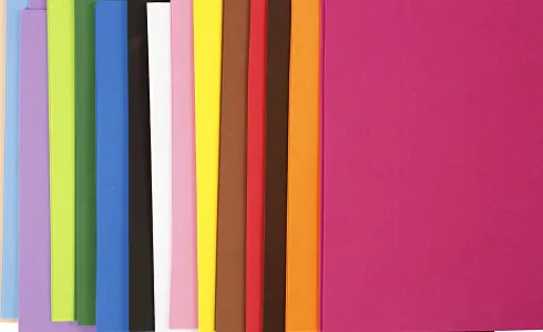Mosgummi - A4 - 210X297 MM - Tykkelse 2 MM - 30 Assorterede Ark
