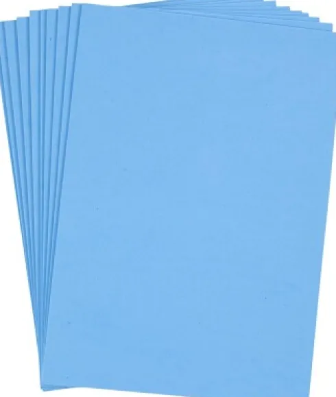 Mosgummi - A4 - 210X297 MM - Tykkelse 2 MM - Lyseblå - 10 Ark