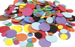 Mosgummicirkler - Ø 12+20+32 MM - Assorterede Farver - 300 Assorterede