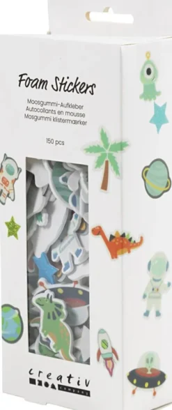 Mosgummi Klistermærker - Selvklæbende - Str. 13-40 MM - Blå/Grå Harmoni - 150 Stk
