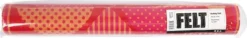 Motivfilt - B 45 CM - Tykkelse 1,5 MM - 180-200 G - Orange - Rød - 1 M