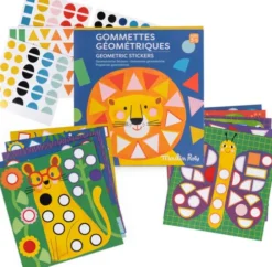 Moulin Roty - Klistermærker - Geometri - 300 Stk. - Les Toupitis