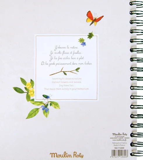 Moulin Roty - Skitseblok - The Herbarium Of Nature - Le Jardin Du Moulin