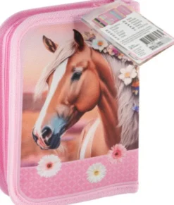 Moxy - Penalhus Med Hest Og Indhold - Pink - 28 Dele