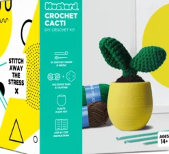 Mustard - Crochet Cacti - Green - 15 CM X 10 CM