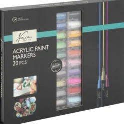 Nassau Fine Art - Akryl Tusser - Acrylic Paint Markers - 20 Stk