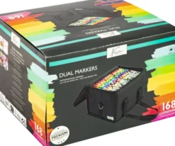 Nassau Fine Art - Runde Dual Markers Premium Tusser - 168 Stk