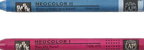 Neocolor I - Pastelkridt - L 10 CM - 8 MM - Flere Farver - 10 Stk