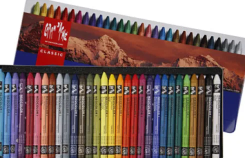 Neocolor I - Pastelkridt - L 10 CM - 8 MM - Flere Farver - 30 Stk
