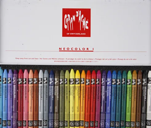 Neocolor I - Pastelkridt - L 10 CM - 8 MM - Flere Farver - 30 Stk