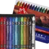 Neocolor I - Pastelkridt - L 10 CM - 8 MM - Flere Farver - 15 Stk