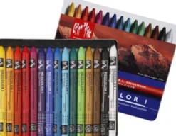 Neocolor I - Pastelkridt - L 10 CM - 8 MM - Flere Farver - 15 Stk