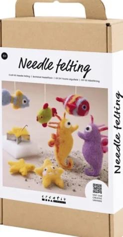 Nålefiltning Startsæt DIY Kit - Dyr I Vandet